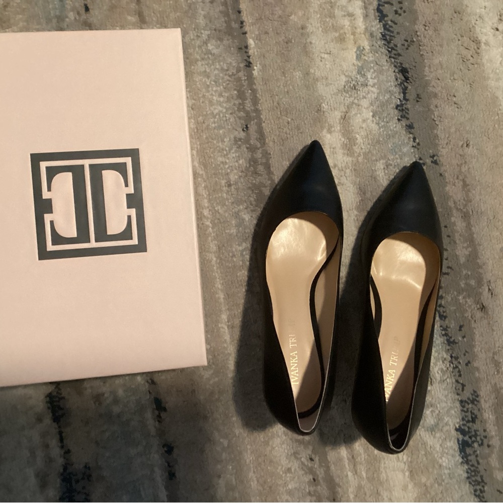 Ivanka Trump Classic Black Heels